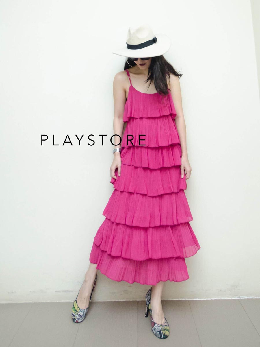เสื้อผ้าผู้หญิง HeaVeN-7STePs -PLEAT-MAXiDReSS-10